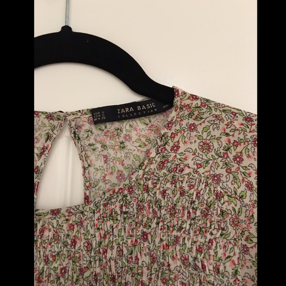 Zara Floral Print Blouse - Picture 3 of 3